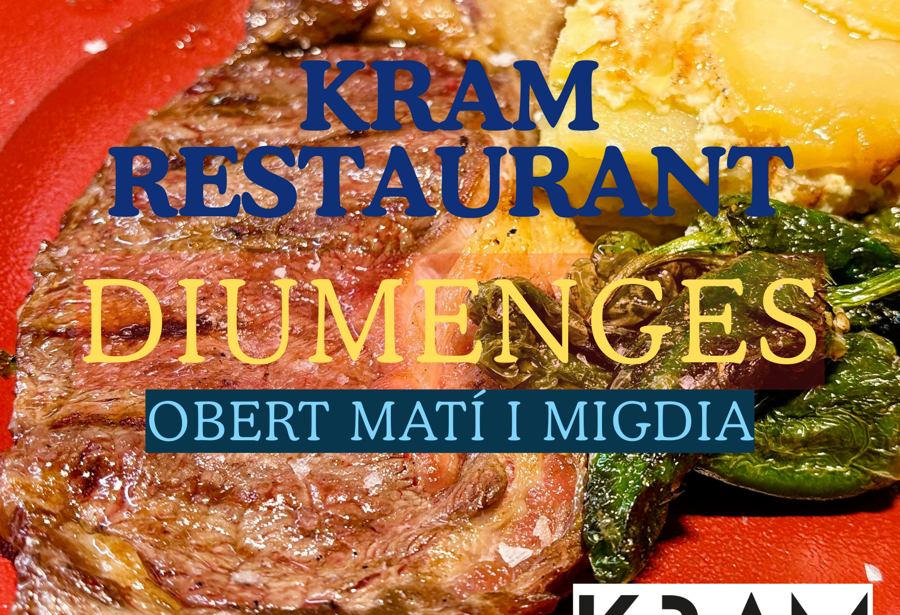 Restaurant KRAM Andorra 🍽️ 📣 Nou Horari! Ara també obrim els diumenges al matí i al migdia! 🎉