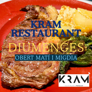 Restaurant KRAM Andorra 🍽️ 📣 Nou Horari! Ara també obrim els diumenges al matí i al migdia! 🎉