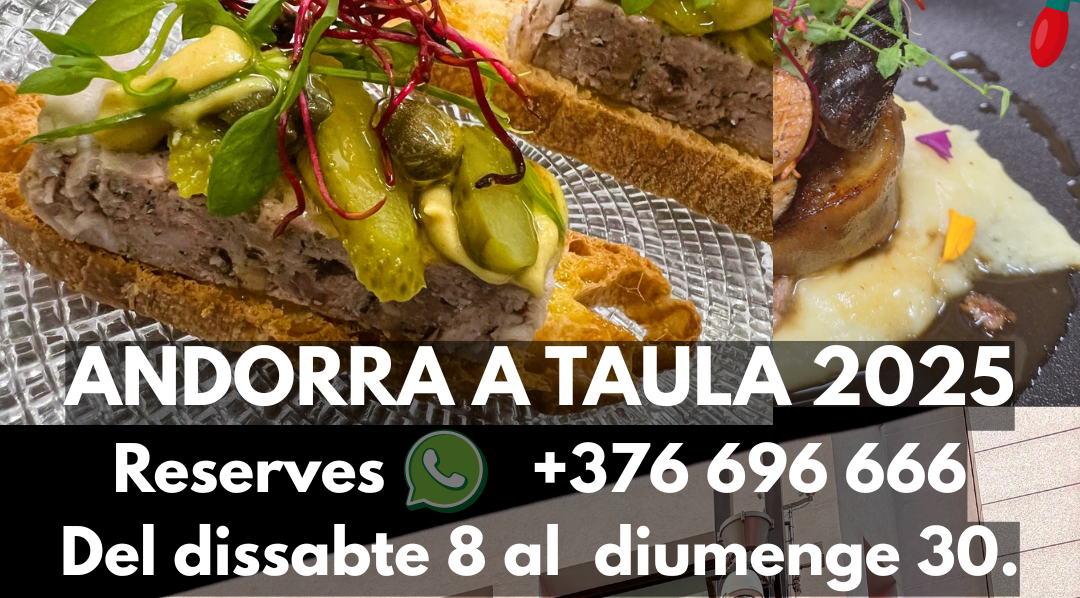 ANDORRA A TAULA 2025 | Restaurant KRAM 🍽️dissabte vinent dia 8 de novembre comença Andorra a Taula. A partir del dissabte 8 i fins al diumenge 30 de novembre, participa en Andorra a Taula 2025 i descobreix la cuina del Restaurant KRAM amb un menú especial a preu tancat. Una oportunitat perfecta per conèixer els sabors autèntics d’Andorra, reinterpretats amb creativitat pel nostre xef Jordi Guerrero. 🥩 Carns madurades a la brasa en forn Josper 🍲 Plats de muntanya amb essència tradicional 🍷 Maridatge amb el millors vins seleccionats. Vine a gaudir d’una experiència gastronòmica única al cor d’Andorra la Vella. 📲 Reserva la teva taula al WhatsApp +376696666 i viu Andorra a Taula amb nosaltres! 🍴ANDORRA A TAULA 2025 by @uha_andorra 🗓️Del 8 al 30 de novembre 📍33 restaurants participants 🍻Sempre servits amb @la1870_cerveza by @idpa_alimentacio 😋Gaudeix de la proposta gastronòmica excepcional de KRAM 📲 #RestaurantKRAM #AndorraATaula2025 #GastronomiaAndorrana #CuinaDeMuntanya #JordiGuerrero #AndorraLaVella #SaborsAutèntics #CarnsMadurades #Josper